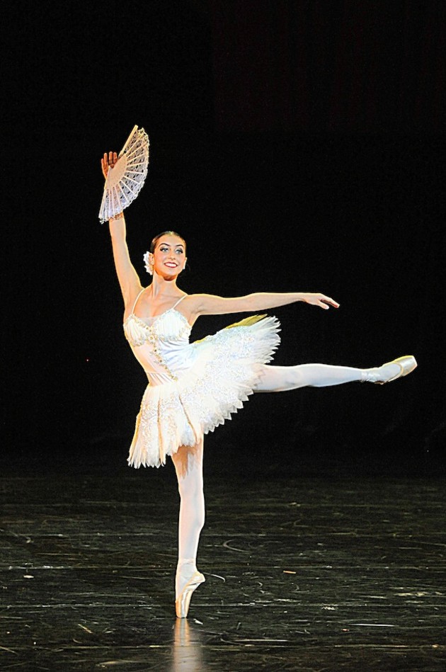 Kayla Tarantolo in her classical variations - Kitri's Solo Act 3, Don Quixote.  Photo: WinkiPop Media.